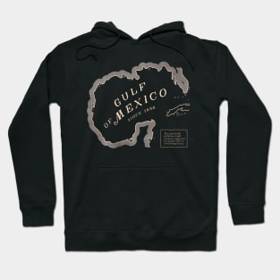 Gulf Of Mexico Map Hoodie